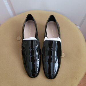 STUART WEITZMAN - Wylie 45mm Black Loafer, Size 8.5B